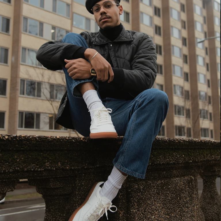 blanco GREATS charlie sko X424050