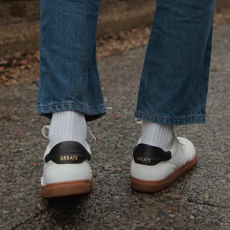 blanco GREATS charlie sko X424050