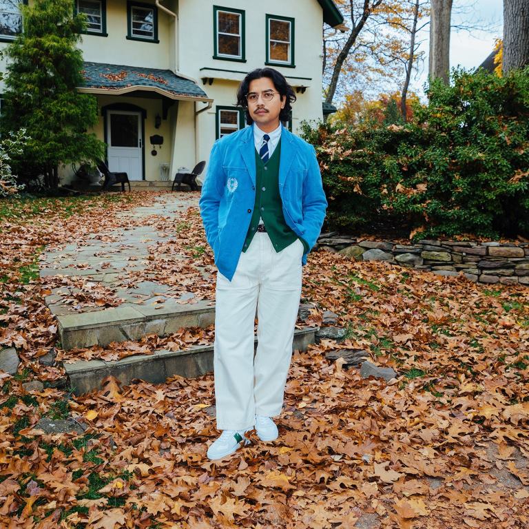 blanco grønn GREATS gat joggeskoen sko X424022