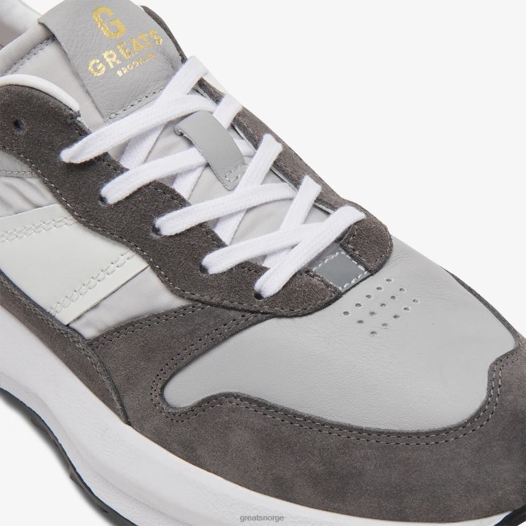 grå multi GREATS brc-løperen sko X424045