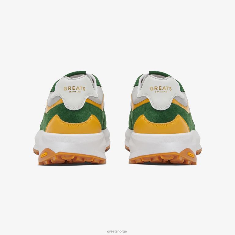 grønn multi GREATS brc-løperen sko X42403