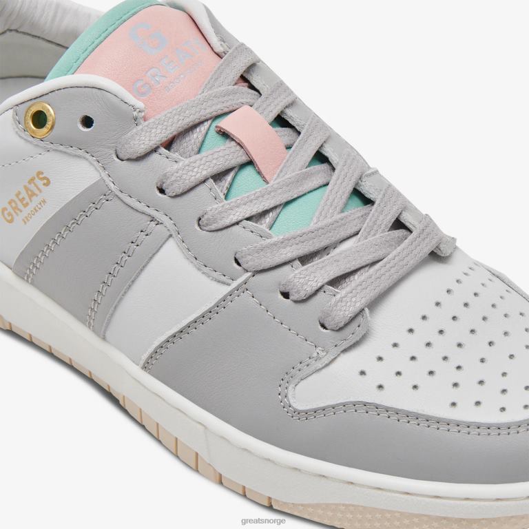 hvit grå GREATS jmz-domstolen sko X4240148