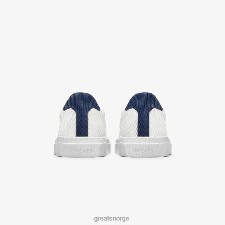 hvit marine GREATS kongestrikken sko X424053