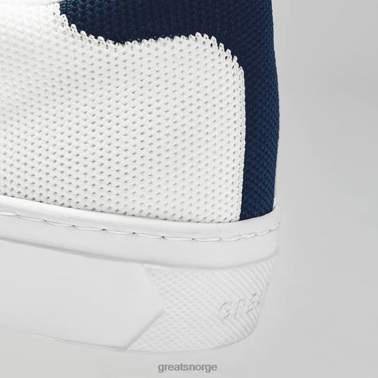 hvit marine GREATS kongestrikken sko X424053