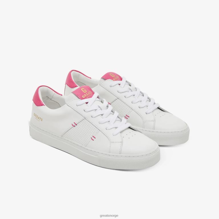 hvit neon rosa GREATS royale 20 sko X4240127