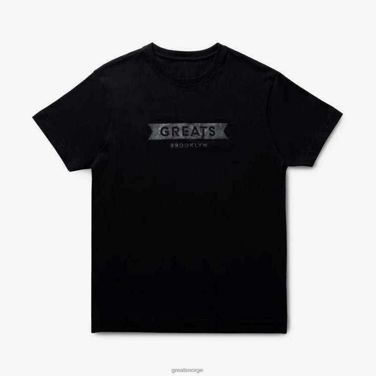 svart folie GREATS tee klær X4240101