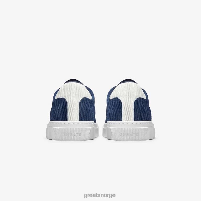 marine hvit GREATS kongestrikken sko X424052