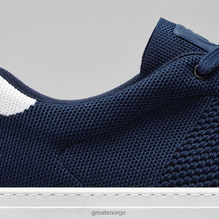 marine hvit GREATS kongestrikken sko X424052