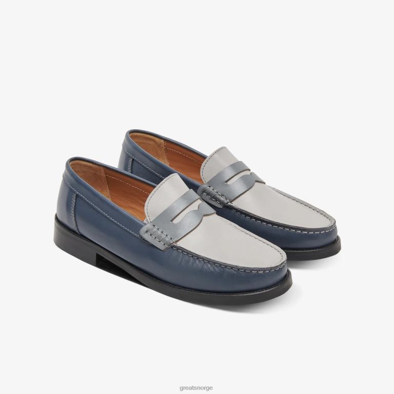 marine multi GREATS essex penny loafer sko X424068