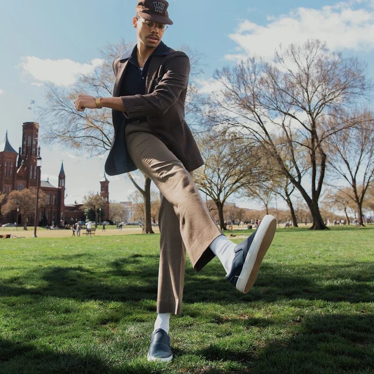 marinen GREATS wooster-skinnet sko X424074