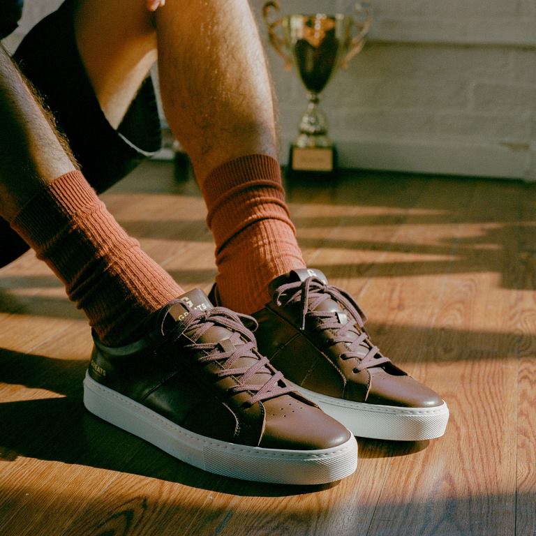 mørkebrun GREATS royale 20 sko X42409