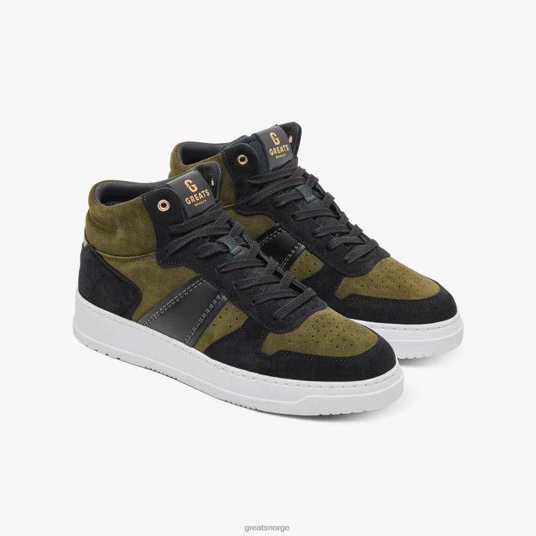 oliven GREATS den st james mid sko X4240116