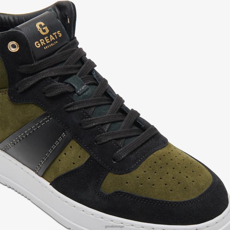 oliven GREATS den st james mid sko X4240116