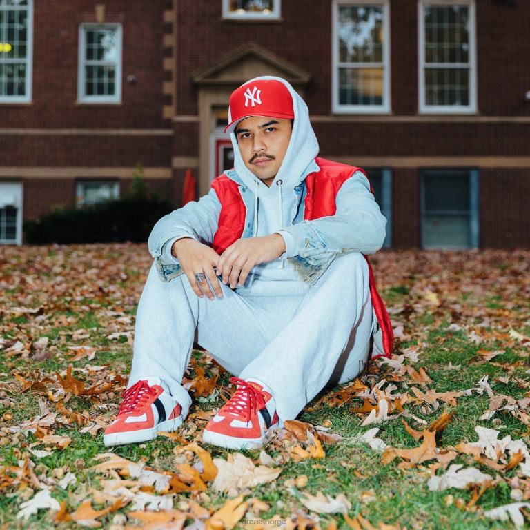 rød GREATS gat joggeskoen sko X424023