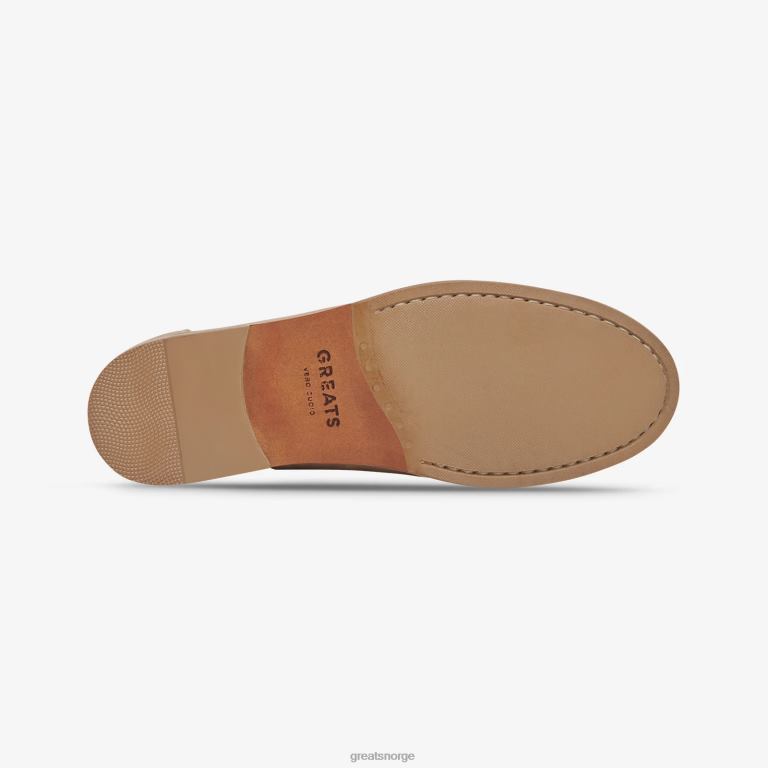 sand multi GREATS essex penny loafer sko X424066
