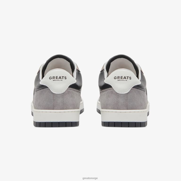 svart grå GREATS jmz-domstolen sko X42401