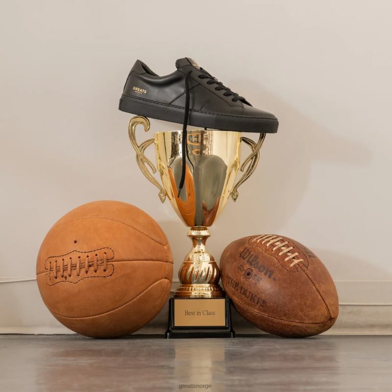 trippel svart GREATS royale 20 sko X424016