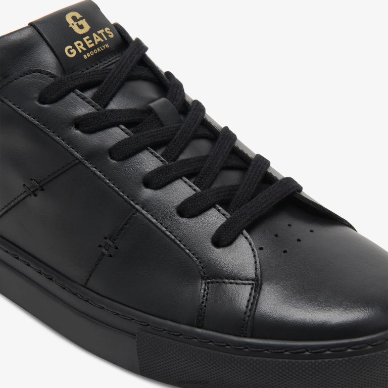 trippel svart GREATS royale 20 sko X424016