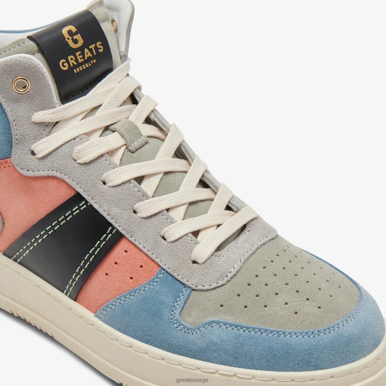 vintage blå GREATS den st james mid sko X4240117