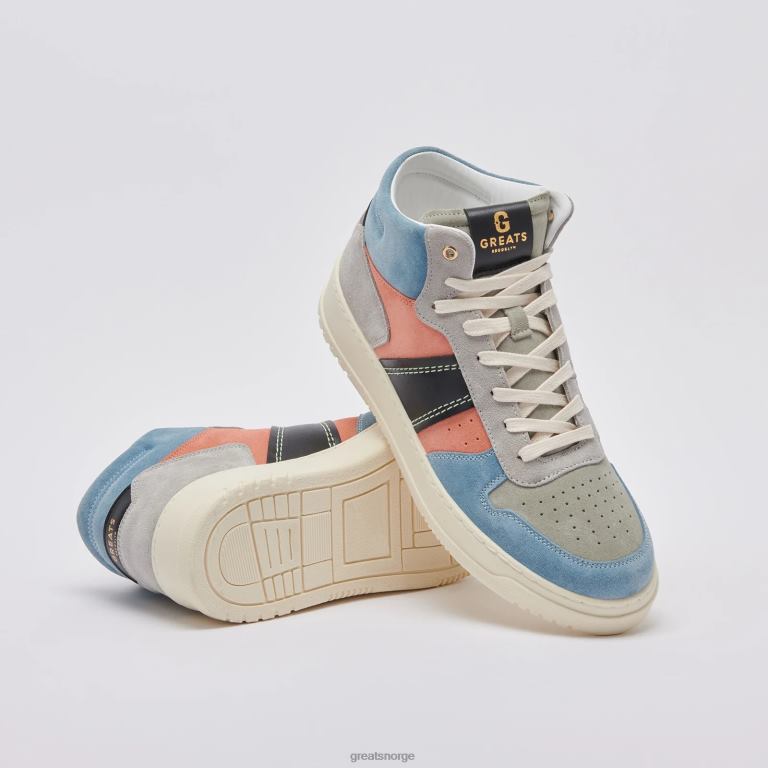 vintage blå GREATS den st james mid sko X4240117