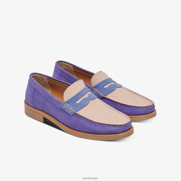vintage blå GREATS essex penny loafer sko X424067